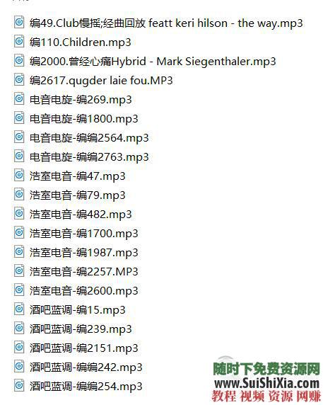 320K無損車載流行MP3音樂舞曲+MP4視頻神曲，共42G幾千首打包分享_趣資料教程資源插圖20