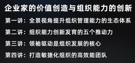 《企業(yè)家的價(jià)值創(chuàng)造與組織能力的創(chuàng)新》如何打造一支高效能團(tuán)隊(duì)？_百度云網(wǎng)盤(pán)視頻課程插圖