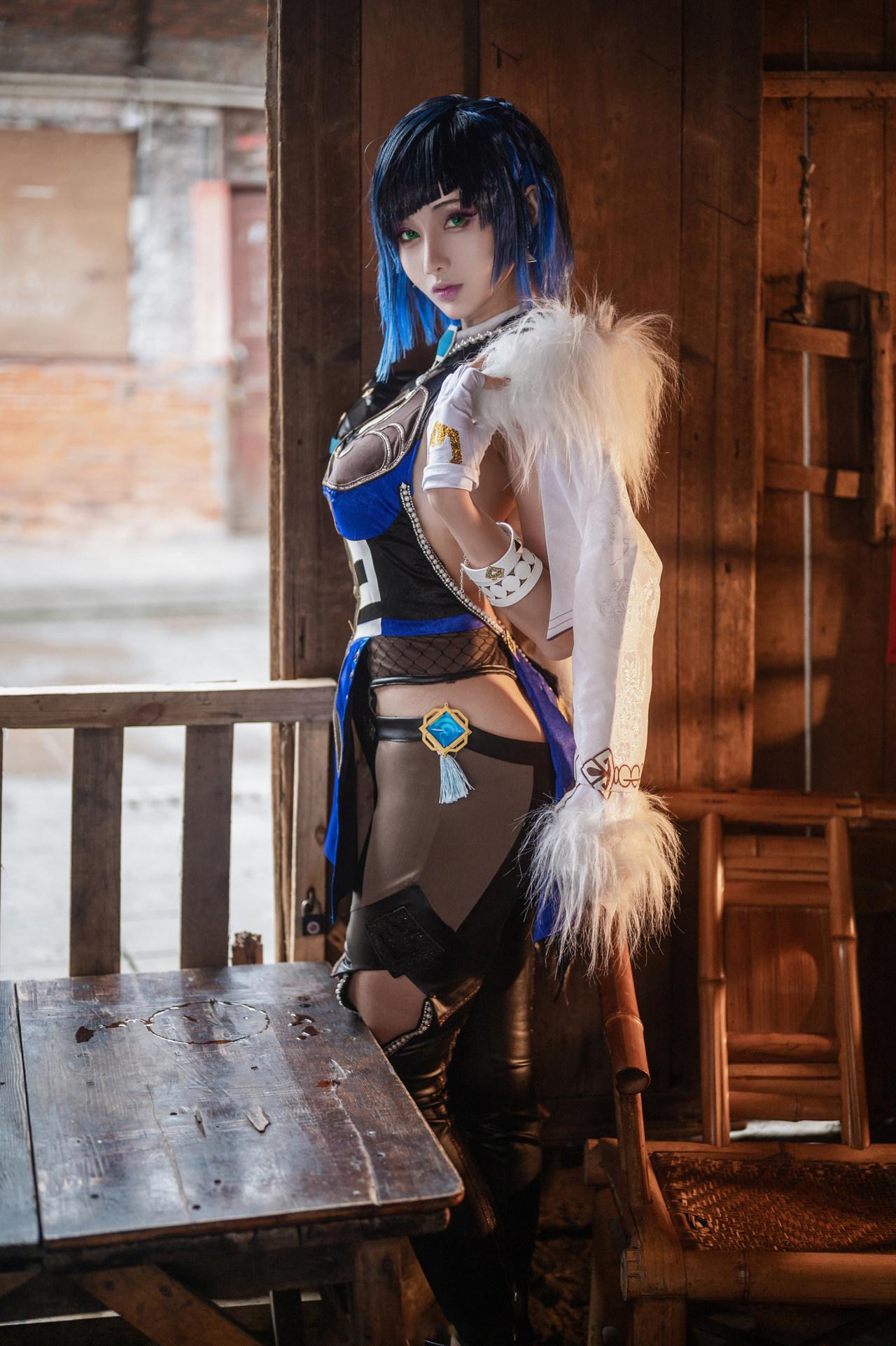 《原神》夜蘭cosplay圖（CN：如月灰）插圖5