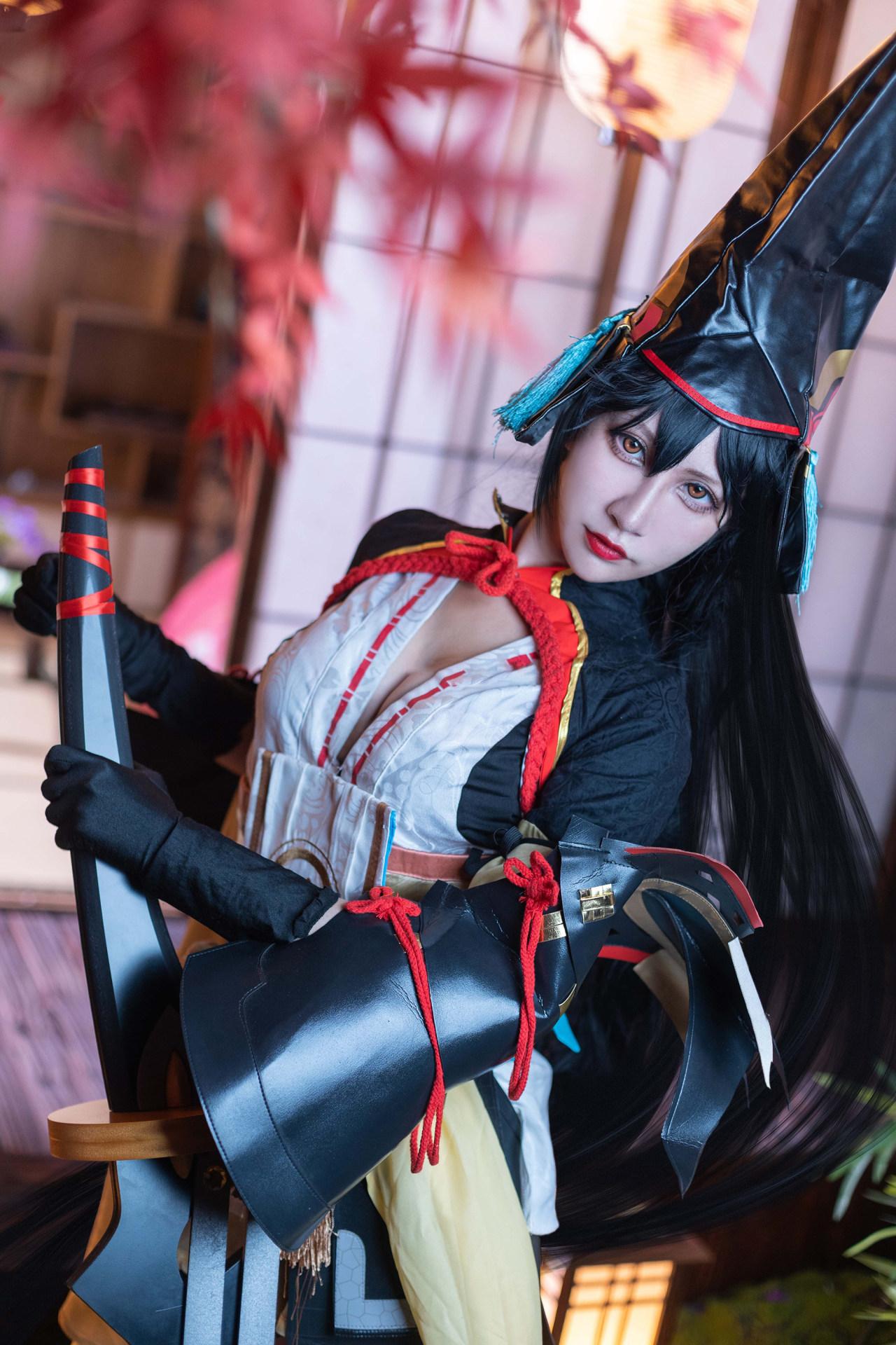 《永劫無(wú)間》妖刀姬cosplay圖（CN：阮邑Fairy）插圖3