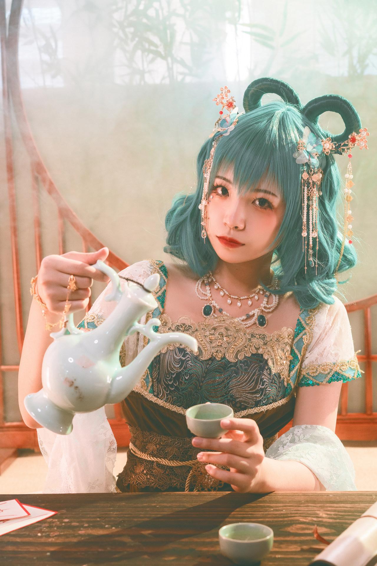 《東方project》霍青娥cosplay（CN：冉冉不甜v）插圖1