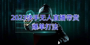 2023快手無人直播帶貨爆單教程，可批量放大操作百度網(wǎng)盤插圖