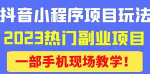 抖音小程序9.0新技巧，2023熱門副業(yè)項目，輕松變現(xiàn)百度網(wǎng)盤插圖