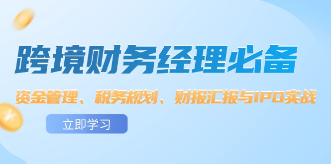 跨境財(cái)務(wù)經(jīng)理必備：資金管理、稅務(wù)規(guī)劃、財(cái)報(bào)匯報(bào)與IPO實(shí)戰(zhàn)插圖